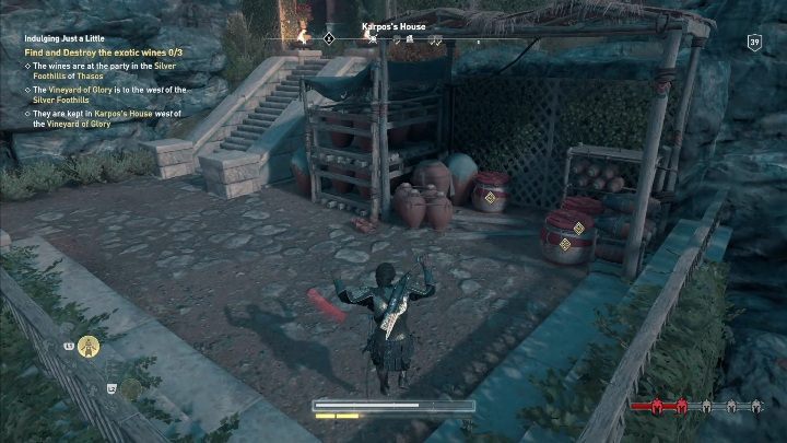 Indulging Just a Little is the last of the aforementioned tasks - Side Quests on Volcanic Islands in Assassins Creed Odyssey - Side Quests - Assassins Creed Odyssey Guide