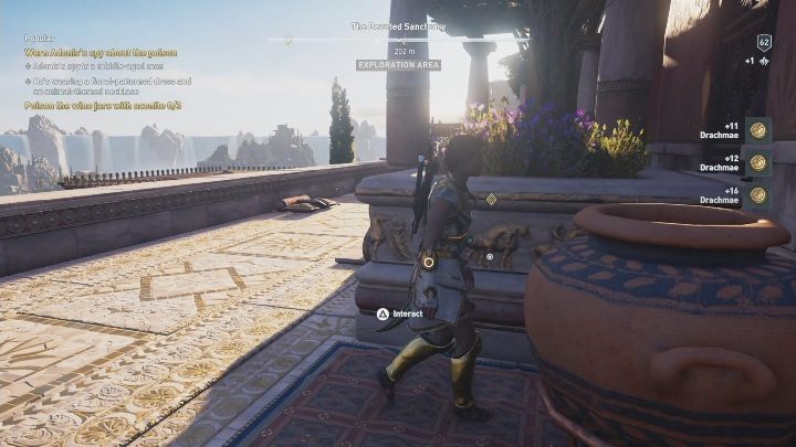 Your first task is to poison the wine - Dominance is Bliss | Fate of Atlantis walkthrough - Episode 1 - Fields of Elysium - Assassins Creed Odyssey Guide