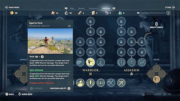 The Sparta Kick is probably the most recognizable move in the game - Assassins Creed Odyssey Guide