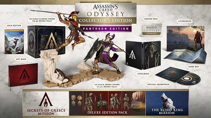 There are 7 different versions of Assassins Creed Odyssey, some of them are available only in Europe or on Uplay - Assassins Creed Odyssey Guide