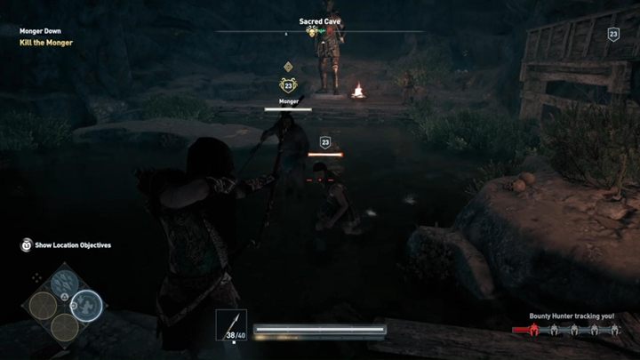 Fight with the Monger who is also a member of the Cult of Kosmos - AC Odyssey: Land of the Lawless Walkthrough - Main Storyline - Assassins Creed Odyssey Guide