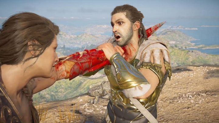 The quest ends after the fight - Homecoming - Assassins Creed Odyssey Walkthrough - Main Storyline - Assassins Creed Odyssey Guide