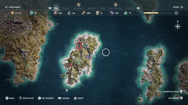 This quest starts: After you talk to the woman - AC Odyssey: Pirate Islands, Side Quests Walkthrough - Side Quests - Assassins Creed Odyssey Guide