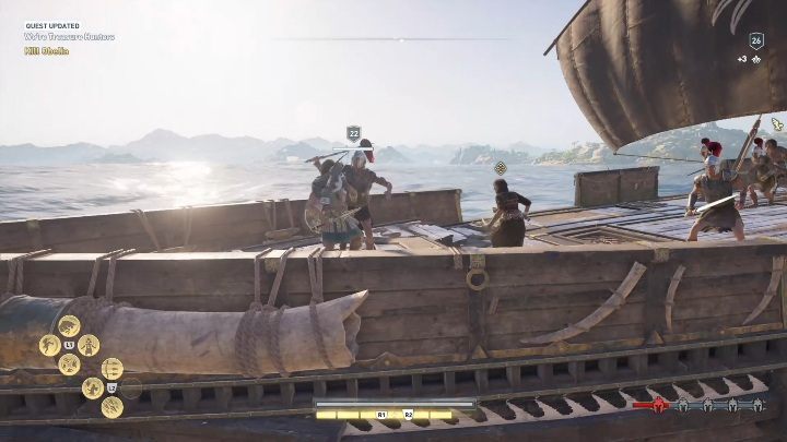 Upon extracting the treasure, take it to the woman - AC Odyssey: Pirate Islands, Side Quests Walkthrough - Side Quests - Assassins Creed Odyssey Guide