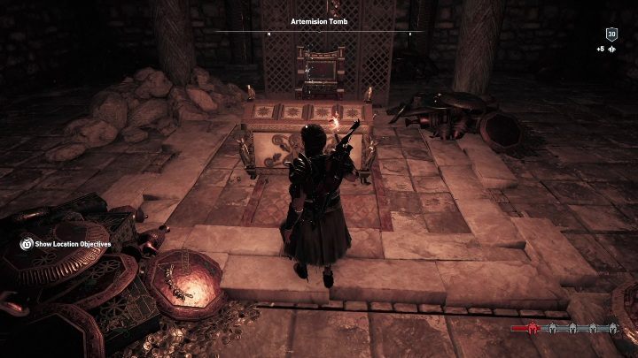 In the next room, you must jump into water and dive - Abantis Islands - Tombs in Assassins Creed Odyssey - Tombs - Assassins Creed Odyssey Guide