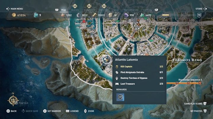 Explanation To contribute Booth Judgment of Atlantis | Ainigmata Ostraka's in ACO Fate of Atlantis -  Assassin's Creed Odyssey Guide | gamepressure.com