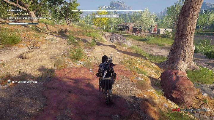 Give the collected mint to the woman - Side Quests on Lakonia in Assassins Creed Odyssey - Side Quests - Assassins Creed Odyssey Guide