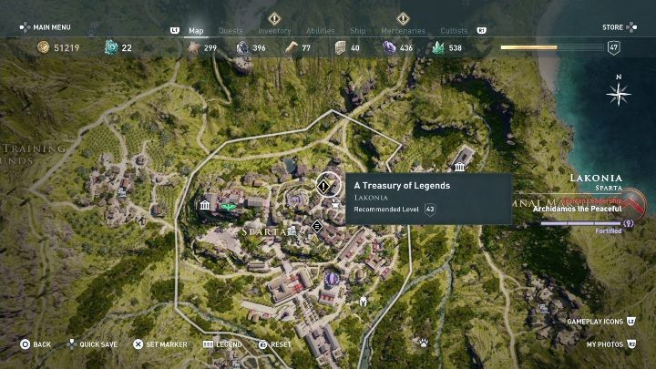 Starting location: Talk to the woman - Side Quests on Lakonia in Assassins Creed Odyssey - Side Quests - Assassins Creed Odyssey Guide