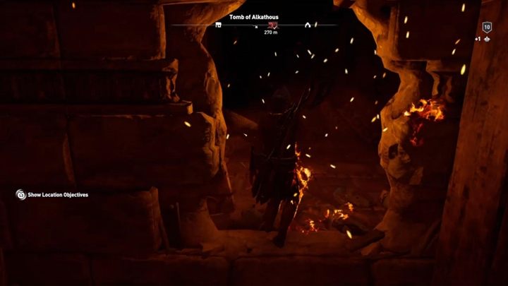 Walkthrough: Enter inside and turn right - Megaris - Tombs in Assassins Creed Odyssey Game - Tombs - Assassins Creed Odyssey Guide