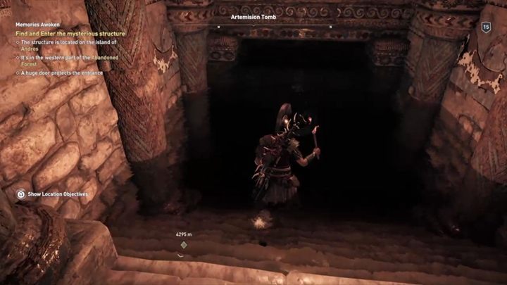 Вернитесь в комнату с разрывом и прыгайте вниз - Eubea - Гробницы в Assassins Creed Odyssey Game - Гробницы - Assassins Creed Odyssey Game Guide