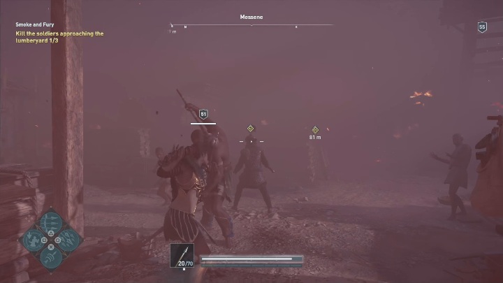 Your objective is to kill the three enemies marked by the game - AC Odyssey Legacy of the first blade: The Last Magi and Smoke and Fury - Episode 3 - Bloodline - Assassins Creed Odyssey Guide