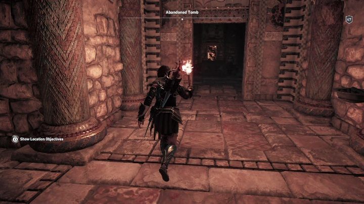 In the chest you will find a golden axe with quite decent stats - Hephaistos Islands - Tombs in Assassins Creed Odyssey - Tombs - Assassins Creed Odyssey Guide