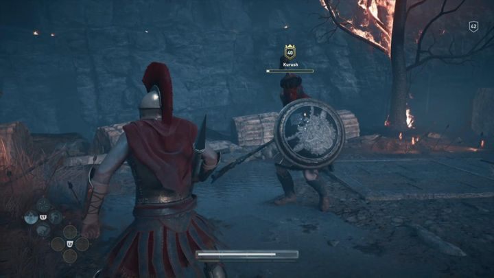 You are facing a fight with Kurush, one of Xerxes emissaries - AC Odyssey: Prologue Walkthrough - Main Storyline - Assassins Creed Odyssey Guide