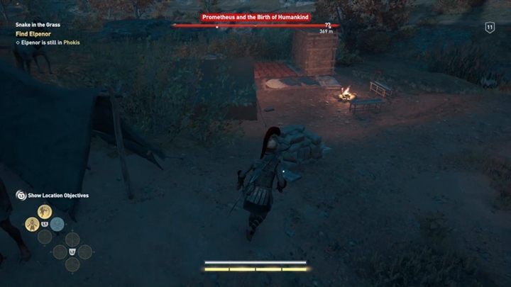 Location of Ainigmata Ostraka: Prometheus and the Birth of Humankind - AC Odyssey: Phokis, Side Quests Walkthrough - Side Quests - Assassins Creed Odyssey Guide