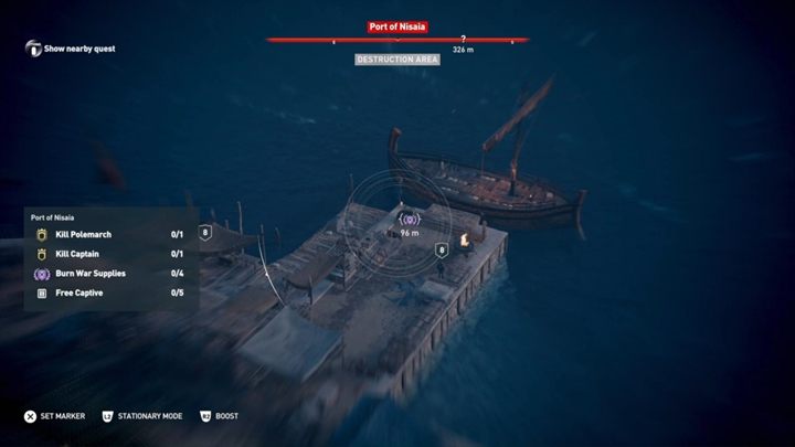 Visit Port of Nisaia - AC Odyssey: The Wolf Hunt Walkthrough - Main Storyline - Assassins Creed Odyssey Guide