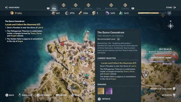 Ac Odyssey Achaia Side Quests Walkthrough Assassin S Creed