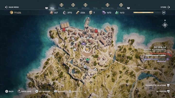 6 - Ainigmata Ostraka in Achaia in Assassins Creed Odyssey - Ainigmata Ostraka - Assassins Creed Odyssey Guide