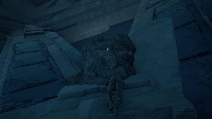 Now you have a short climbing sequence - you have to climb to the platform above - Returning with artifacts | Mythical creatures in Assassins Creed Odyssey - Mythical creatures - Assassins Creed Odyssey Guide