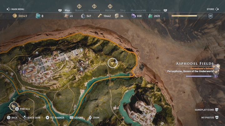 2 - Asphodel Fields | Marble Maiden Tribute - Marble Maiden Tribute - Assassins Creed Odyssey Guide