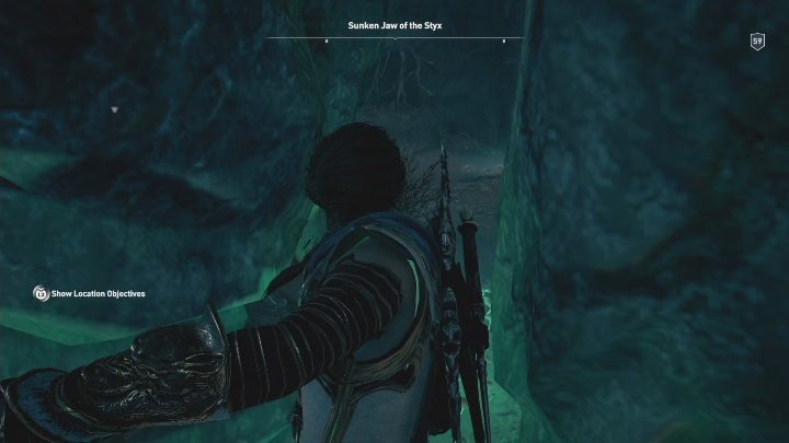 Turn left at the first opportunity - Sunken Jaw of the Styx | Perception of Hermes missions in AC Odyssey - Perception of Hermes - Assassins Creed Odyssey Guide