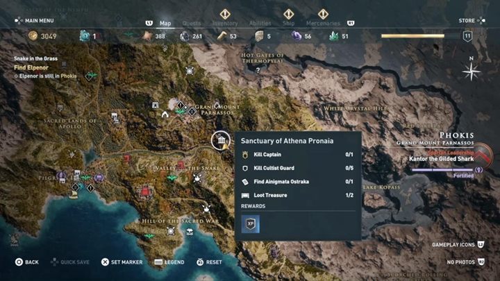 3 - Phokis - Ainigmata Ostraka in Assassins Creed Odyssey Game - Ainigmata Ostraka - Assassins Creed Odyssey Guide