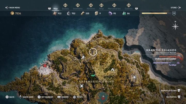 2 - Abantis Islands - Ainigmata Ostraka in Assassins Creed Odyssey Game - Ainigmata Ostraka - Assassins Creed Odyssey Guide