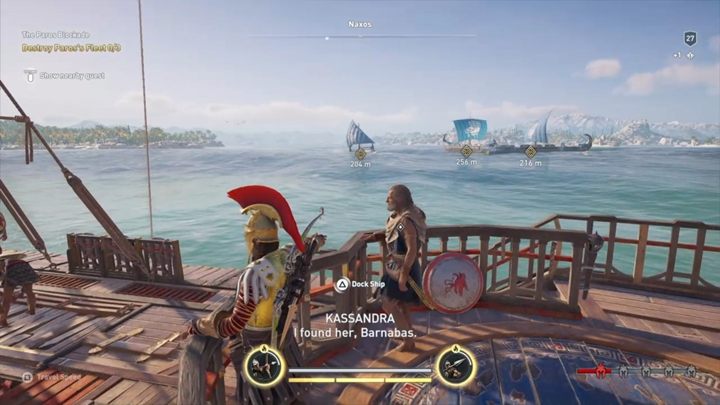 Destroy three ships from Paros fleet - AC Odyssey: Paradise Lost Walkthrough - Main Storyline - Assassins Creed Odyssey Guide