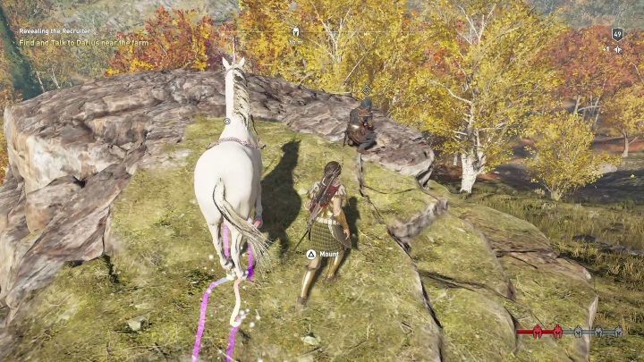 You will start this mission by talking to Darius near Olynthos Fortress - Hunting the Huntsman | Legacy of the First Blade Walkthrough - Episode 1 - Assassins Creed Odyssey Guide