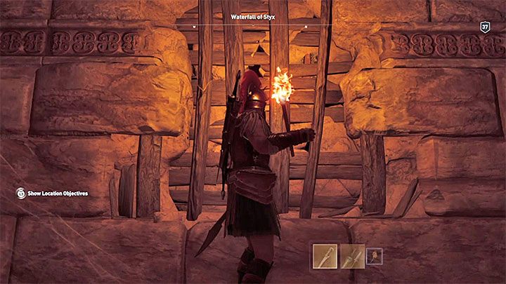 Solution: Go through the first chamber - AC Odyssey: Tombs in Arcadia - Tombs - Assassins Creed Odyssey Guide
