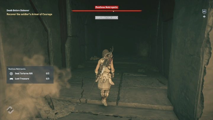 Your task is to reach Restless Nekropolis - Lost and Found | Fate of Atlantis walkthrough - Episode 2 - Torment of Hades - Assassins Creed Odyssey Guide