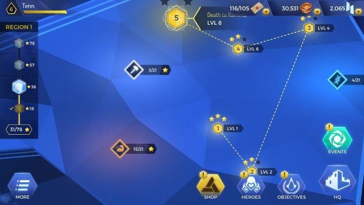 To start a mission you must first select a category - How to start a mission in Assassins Creed Rebellion? - Missions - Assassins Creed Rebellion Guide