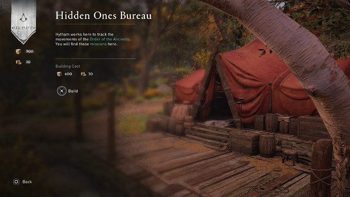 Assassin's Creed Valhalla: Construire le bureau des cachés de Haytham