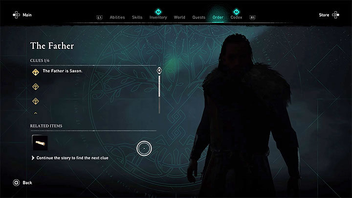 The Father is the nickname of the Grand Maegester, the leader of the Order of the Ancients - Assassins Creed Valhalla: Grand Master of the Order - Father (spoiler) - Order of the Ancients - Assassins Creed Valhalla Guide