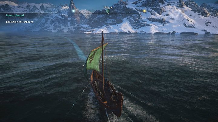 You can also use the auto-pilot function - select the option to swim along the river and then sail to your destination (triangle on PS4 by default) - Assassins Creed Valhalla: Honor Bound walkthrough - Rygjafylke - Assassins Creed Valhalla Guide
