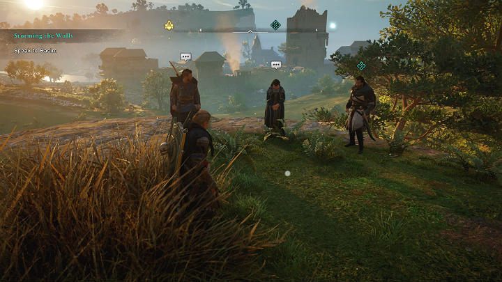 Your allies have already gathered at the Forward Camp and are preparing for the upcoming battle - Assassins Creed Valhalla: Storming the Walls - guide - Southsexe - Assassins Creed Valhalla Guide
