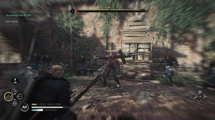 At this stage of the fight, your opponent should not cause you any problems - she has nowhere to hide and he will not be able to surprise you - Assassins Creed Valhalla: Storming the Walls - guide - Southsexe - Assassins Creed Valhalla Guide