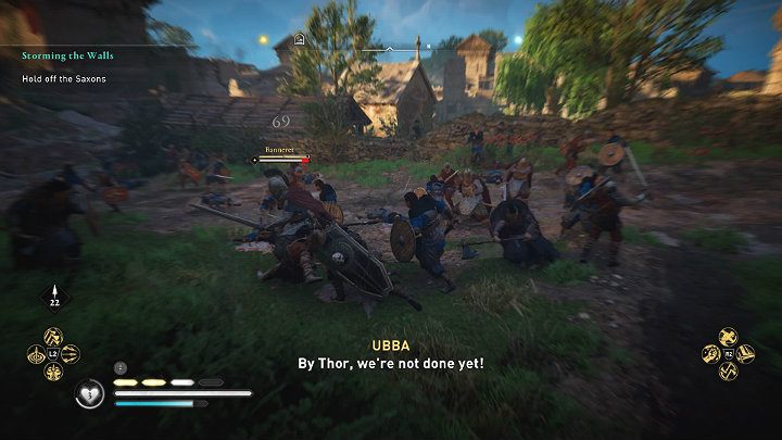 The battlefield will be backed up with Wincestre soldiers and many elite guards among them - Assassins Creed Valhalla: Storming the Walls - guide - Southsexe - Assassins Creed Valhalla Guide