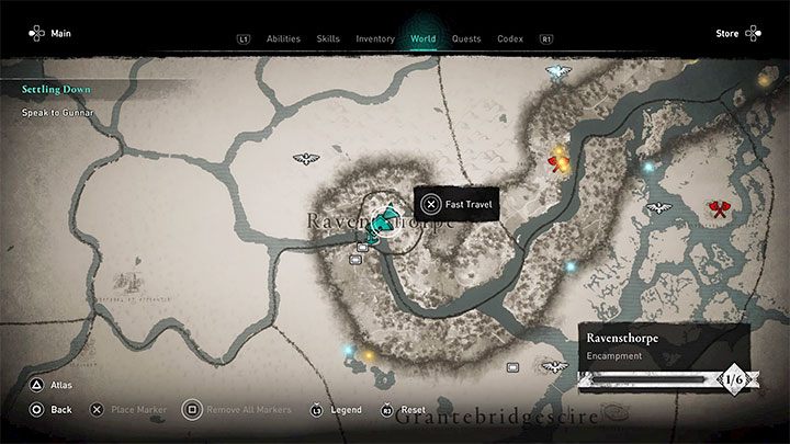 You can return to the settlement at any time during the game - Assassins Creed Valhalla: Settlement - functions and upgrades - Basics - Assassins Creed Valhalla Guide