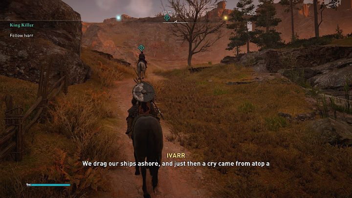 Get on your horse and follow Ivarr - Assassins Creed Valhalla: King Killer - walkthrough - Sciropescire - Assassins Creed Valhalla Guide