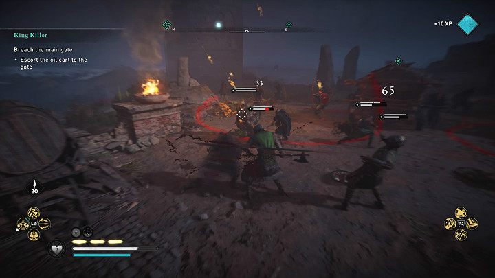 The first stage of the assault will be to breach the main gate - Assassins Creed Valhalla: King Killer - walkthrough - Sciropescire - Assassins Creed Valhalla Guide