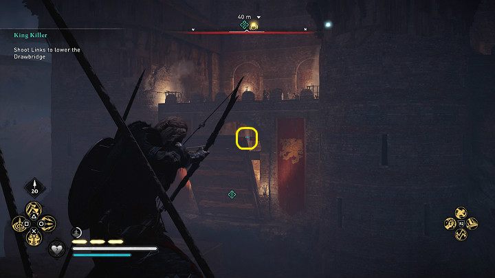 The links are located in the upper part of the bridge, on both corners - Assassins Creed Valhalla: King Killer - walkthrough - Sciropescire - Assassins Creed Valhalla Guide