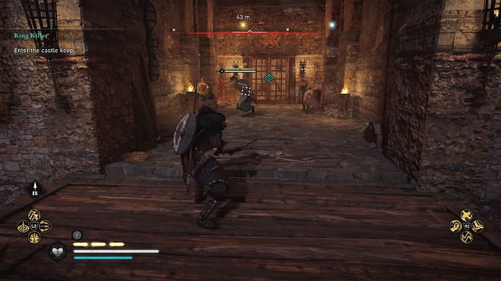 Before entering the fortress you will encounter more elite guards of King Rhodri, but they should not cause too many problems, especially since you can count on the help of Ivarr and other warriors - Assassins Creed Valhalla: King Killer - walkthrough - Sciropescire - Assassins Creed Valhalla Guide