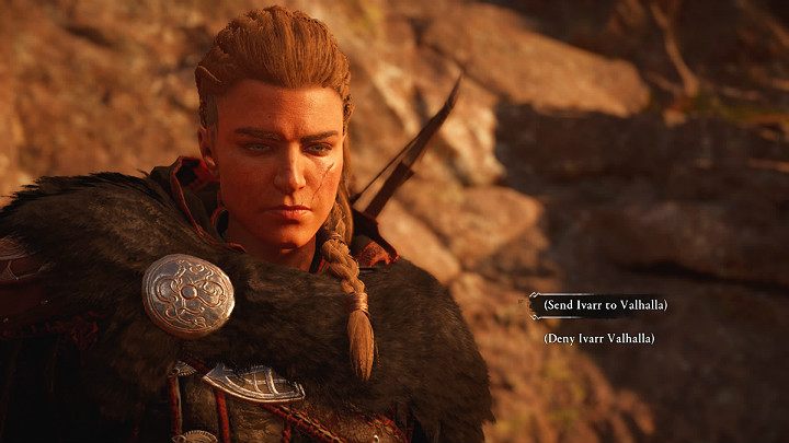 After winning the fight you can decide whether Ivarr will go to his desired Valhalla - Assassins Creed Valhalla: King Killer - walkthrough - Sciropescire - Assassins Creed Valhalla Guide