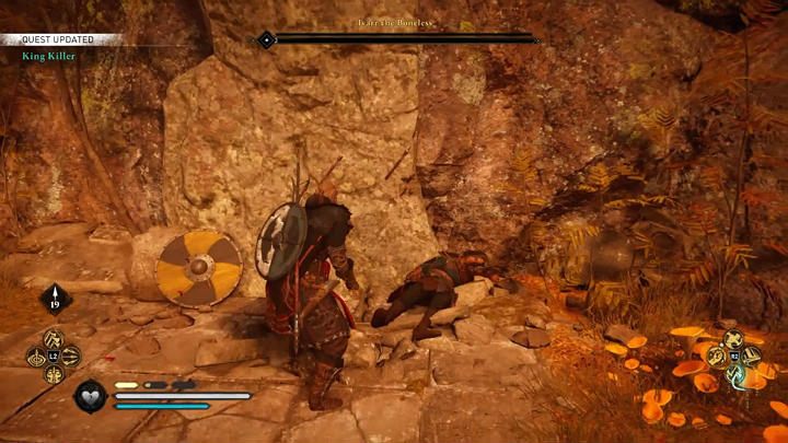 Don't let yourself get caught, dodge his attacks and launch quick counters, and you should be able to deal with Ivarr efficiently - Assassins Creed Valhalla: Ivarr the Boneless - boss, how to defeat him? - Bosses - Assassins Creed Valhalla Guide