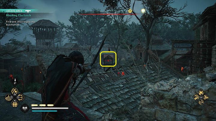 Watch out for the alarm bell - Assassins Creed Valhalla: Bleeding the Leech - walkthrough - Lunden - Assassins Creed Valhalla Guide