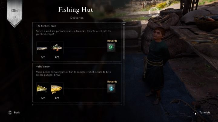 Additional activity is not all - you can exchange the fish you catch for runes and appearance elements (tattoos or hairstyles) - Assassins Creed Valhalla: Best buildings for the settlement - which are those? - Settlement and vessel - Assassins Creed Valhalla Guide