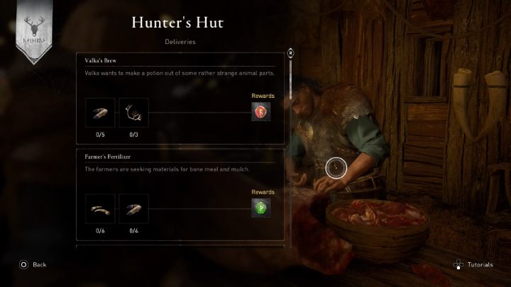 Another building giving access to new items is the Hunter's Hut - Assassins Creed Valhalla: Best buildings for the settlement - which are those? - Settlement and vessel - Assassins Creed Valhalla Guide