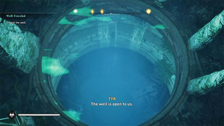 Solving the puzzle will trigger a cut-scene showing the opening of the Well of Urdr - Assassins Creed Valhalla: Well of Urdr in Asgard - how to open it? - Exploring the game world - Assassins Creed Valhalla Guide