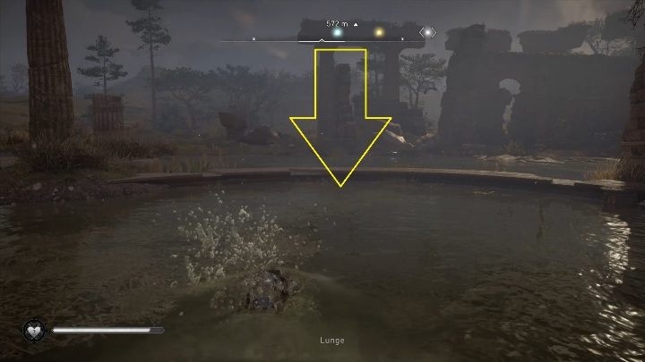 This artifact is under water - Assassins Creed Valhalla: Roman artifact - East Anglia secrets, locations - East Anglia - Assassins Creed Valhalla Guide