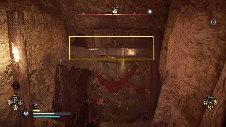 Enter the cave and then pull out a torch - Assassins Creed Valhalla: Gear - East Anglia secrets, locations - East Anglia - Assassins Creed Valhalla Guide